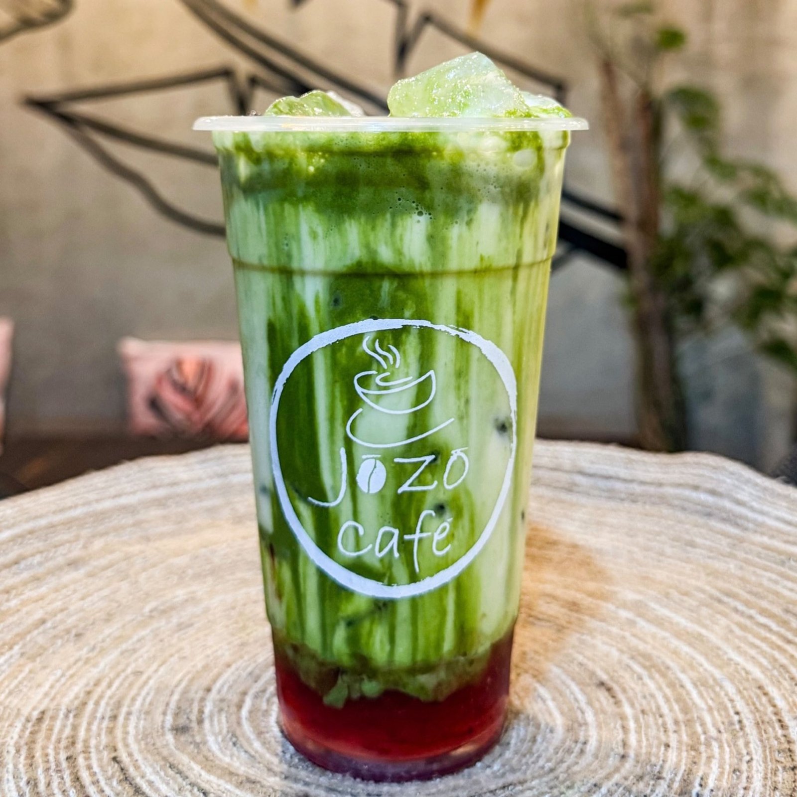 Iced Strawberry Latte