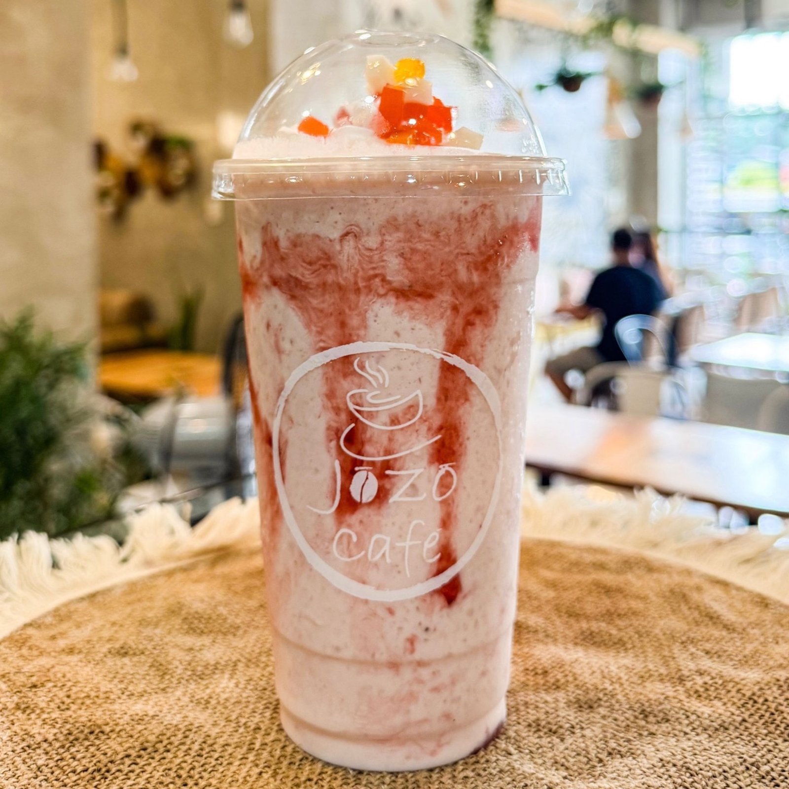 Strawberry Frappe Ice Blended Non-coffee