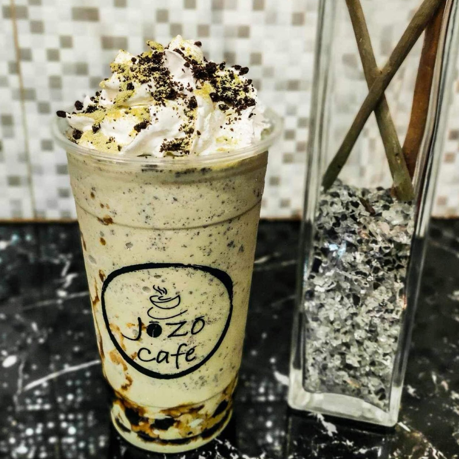 Oreo Matcha Frappe Ice Blended Non-coffee