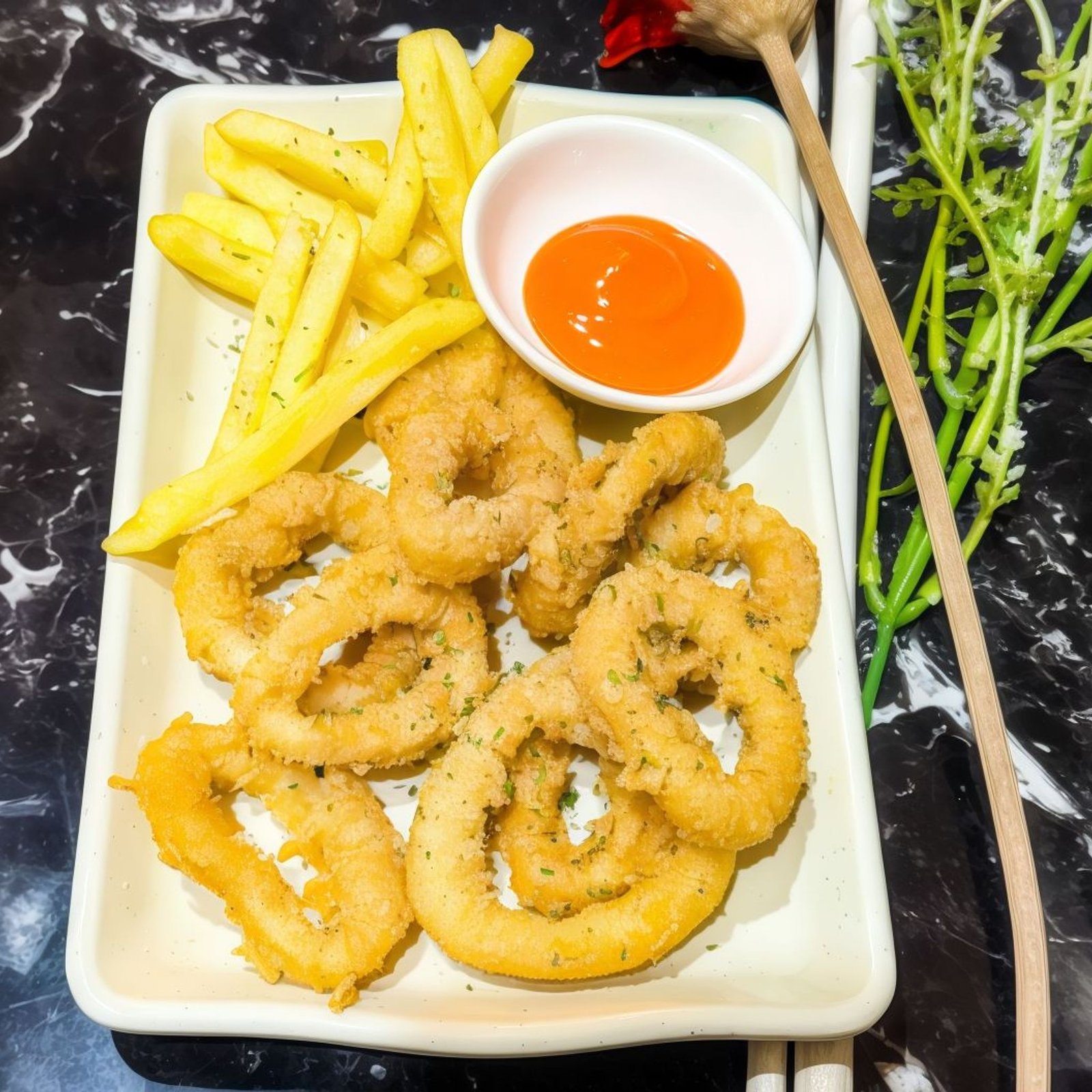 Calamares with Fries