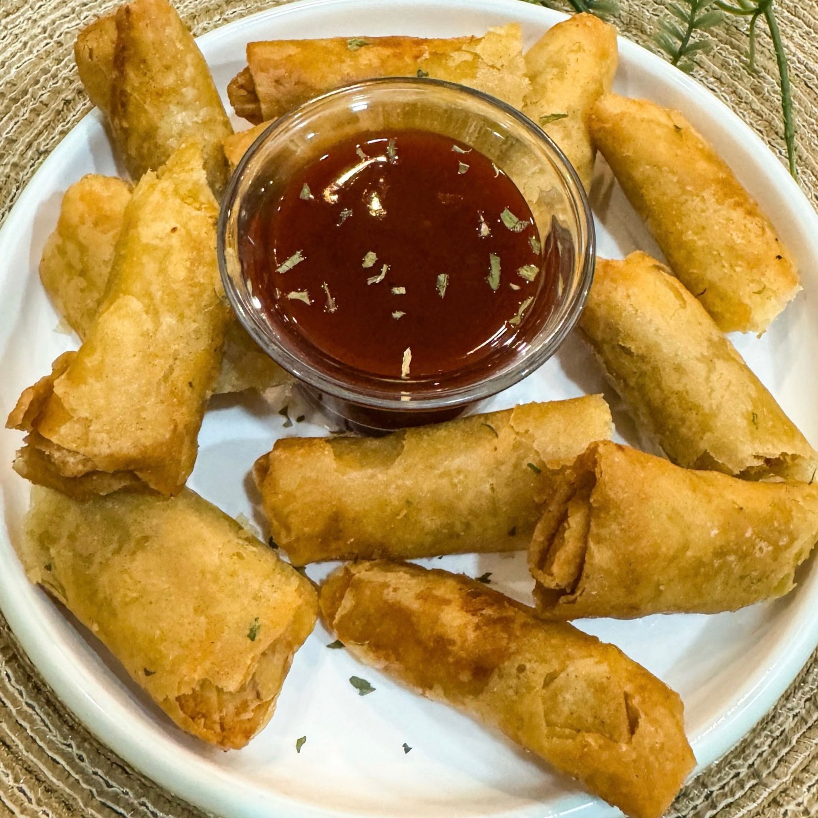 Cheesy Pork Spring Roll