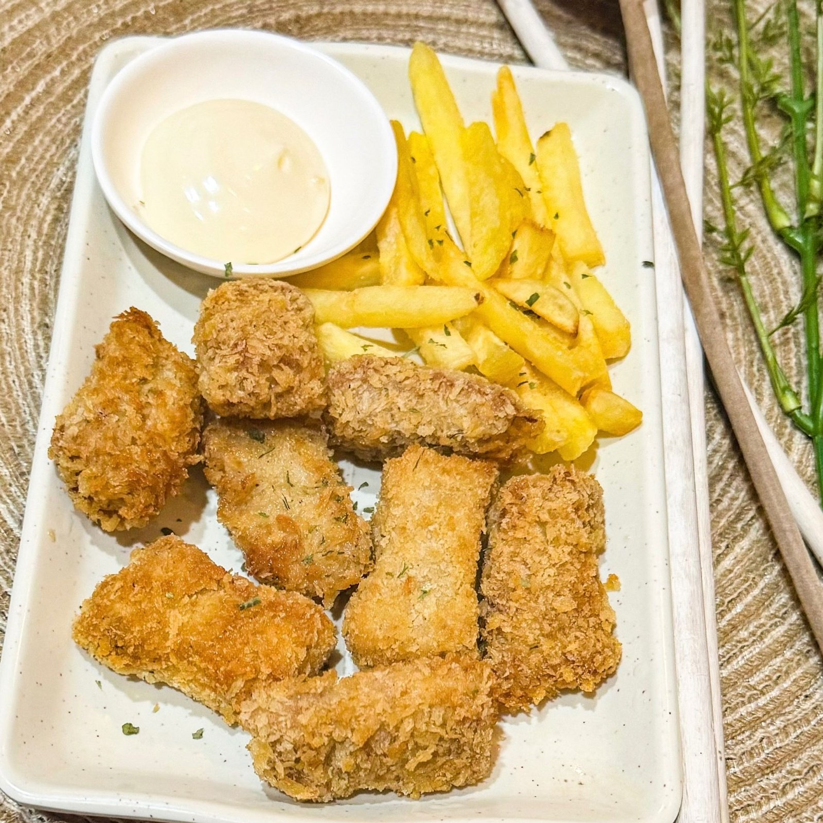 Chicken Nuggets with Fries